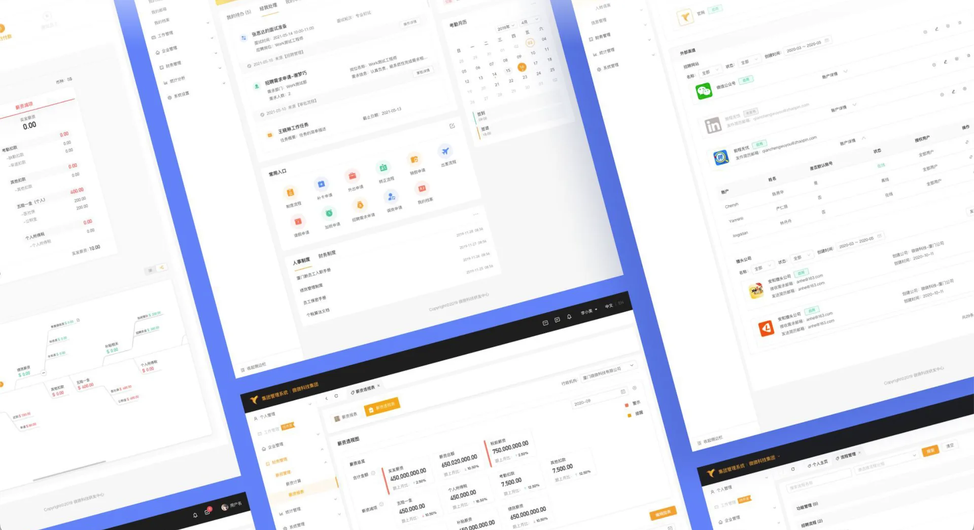 Page showcase