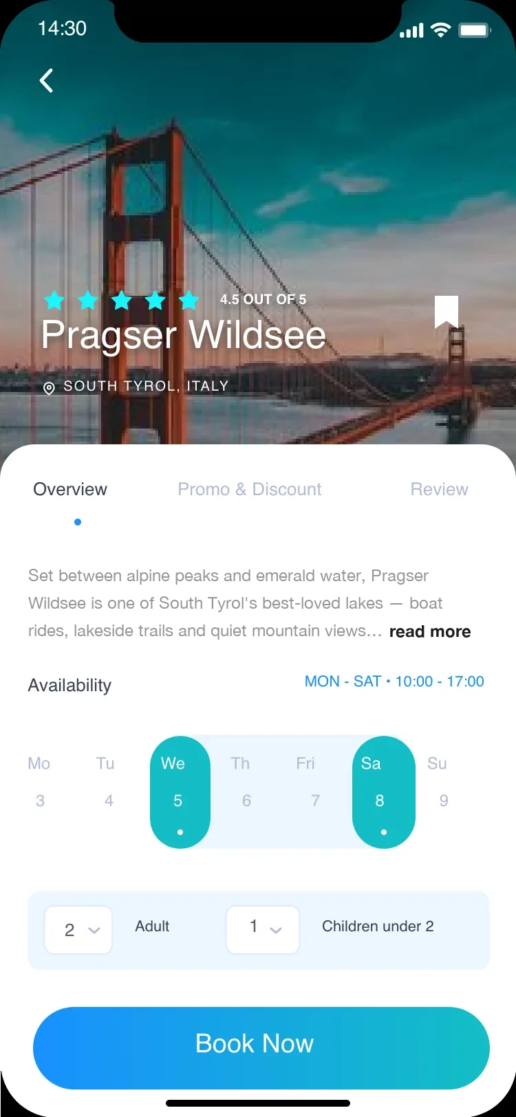 Booking detail