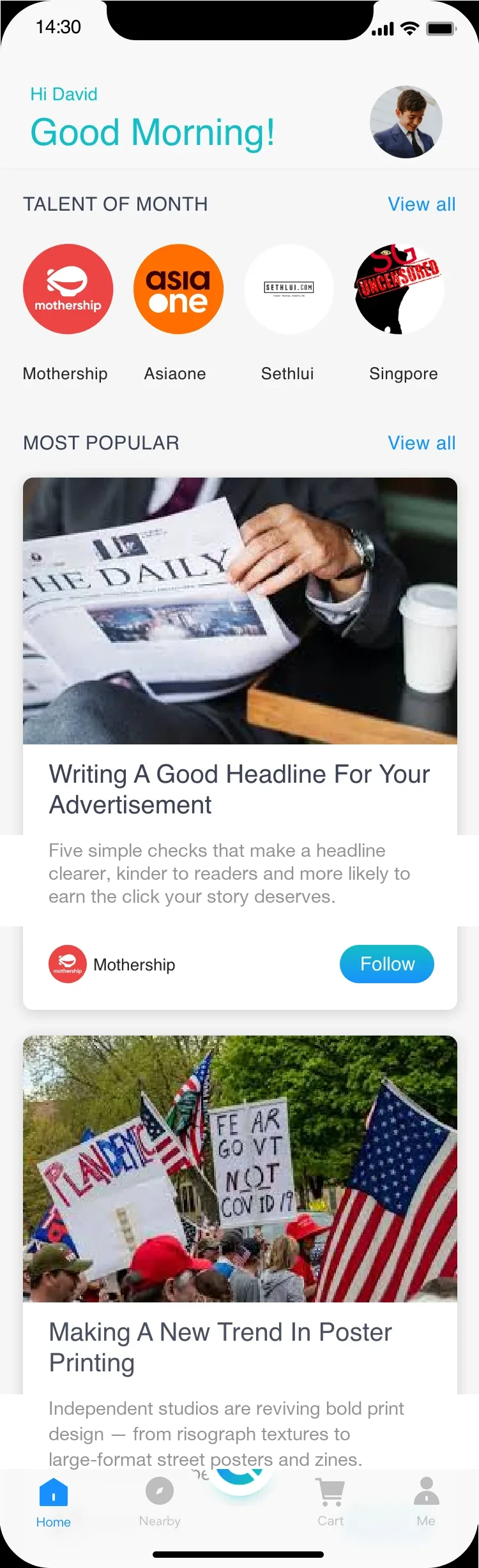 News feed