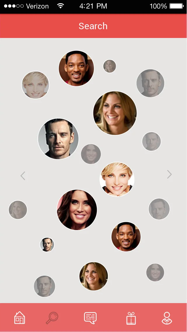 Floating avatars