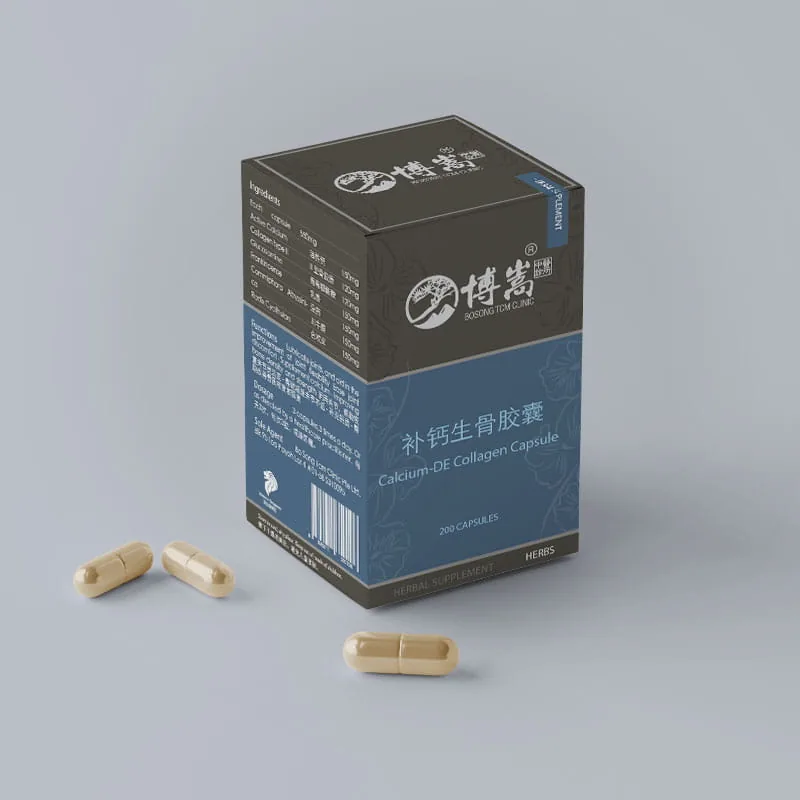 Calcium-DE Collagen Capsule — box