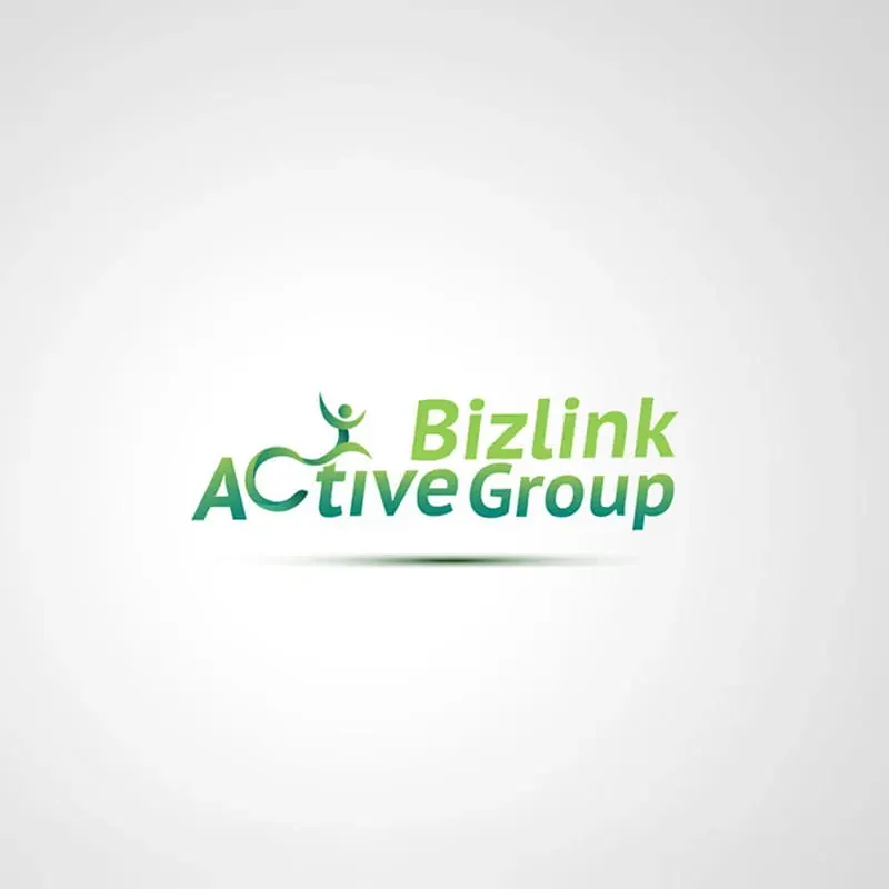 Bizlink Active Group lockup sharing the same figure C