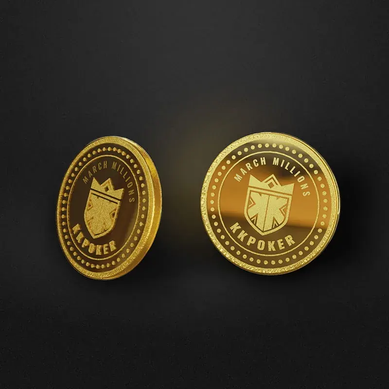 Blender 3D render of the March Millions gold coin