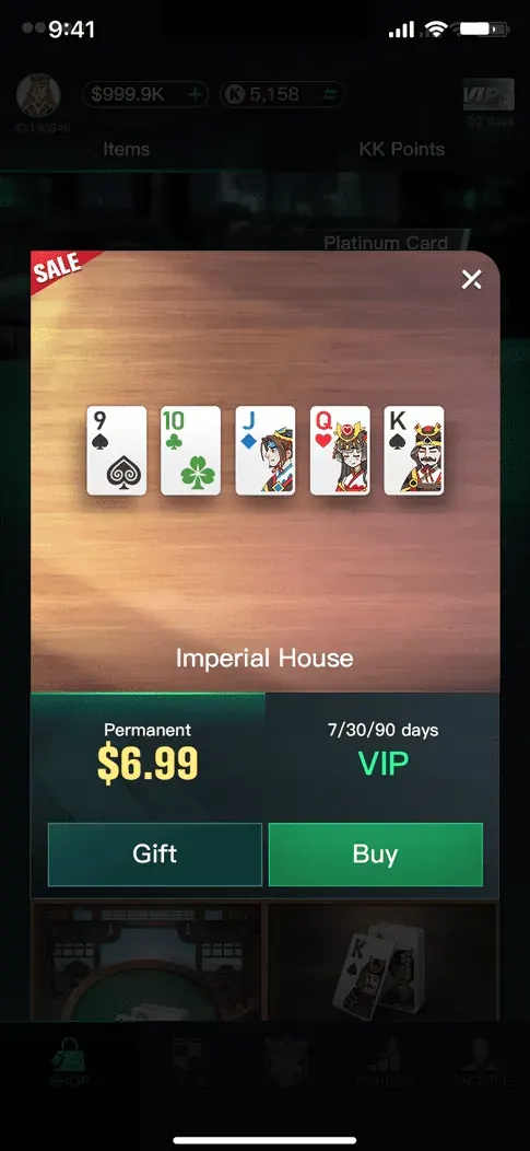 Imperial House card style on sale