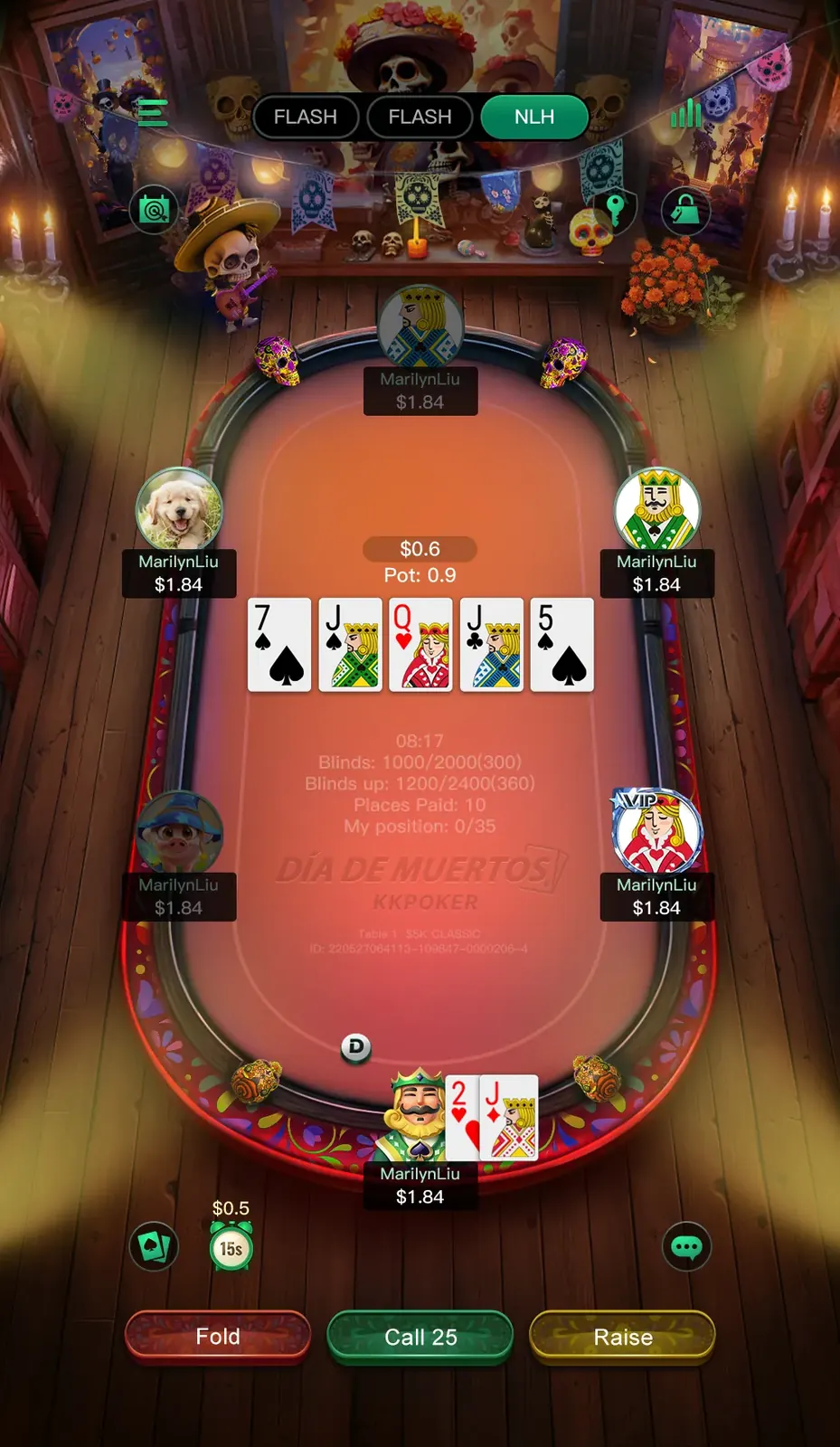 Final composition with live gameplay UI